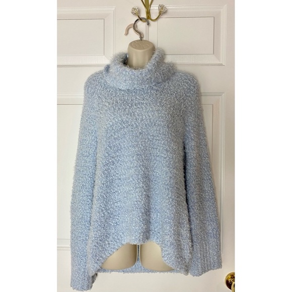 A.N.A Blue Turtleneck Sweatshirt - Picture 1 of 6